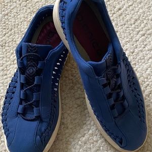 Bionica Blue Suede Slip on Sneakers